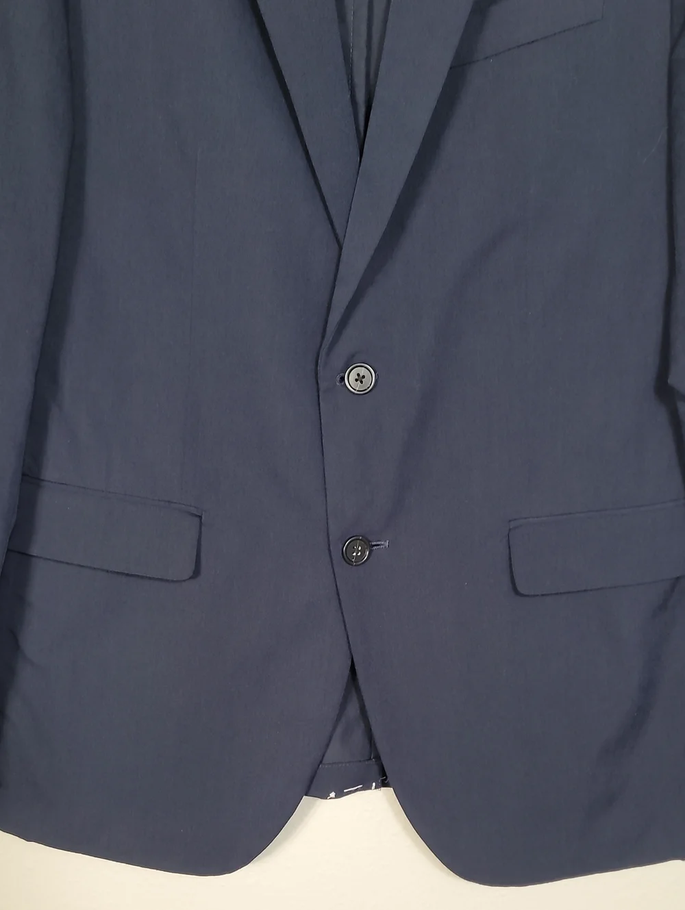 Banana Republic Mens Solotex Performance Blazer Size 42R Navy